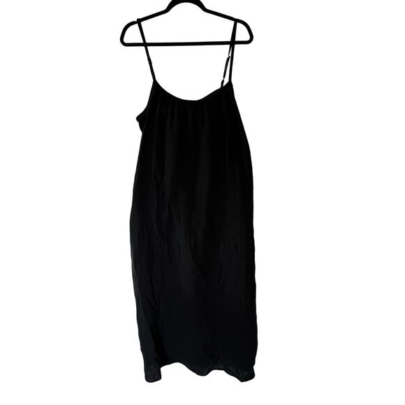 NWT Sole Los Angeles Joni Cotton Gauze Maxi Dress Black SZ XS/S - Picture 2 of 10